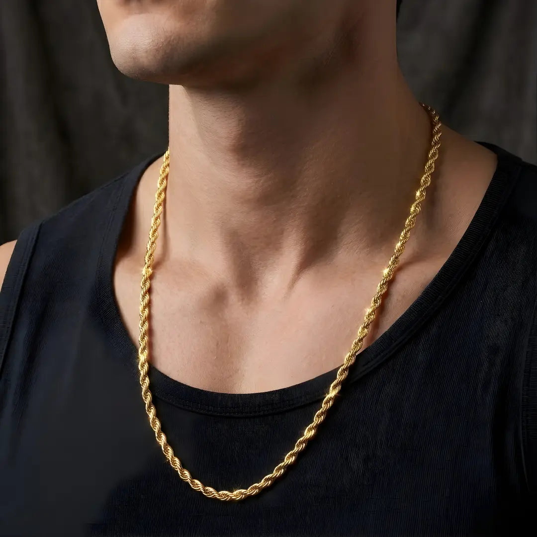 18K Gold Filled Rope Chain